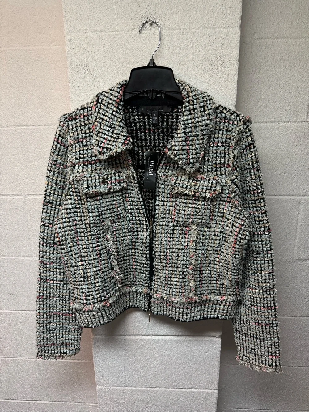 White House Black Market structured tweed